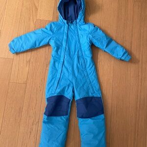 Cat and Jack 4T Blue Hooded Snowsuit for Kids